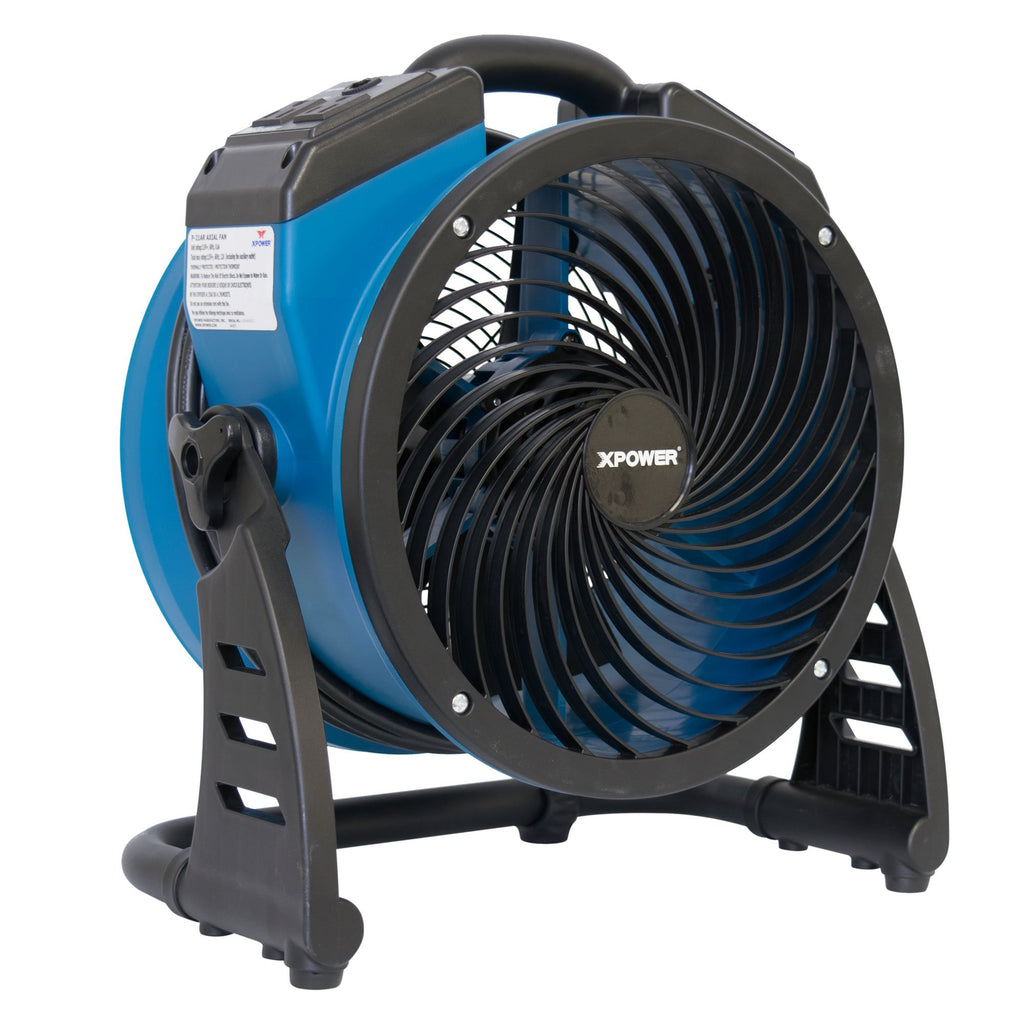 11" High Velocity Axial Air Mover Floor Fan 1100 CFM J653