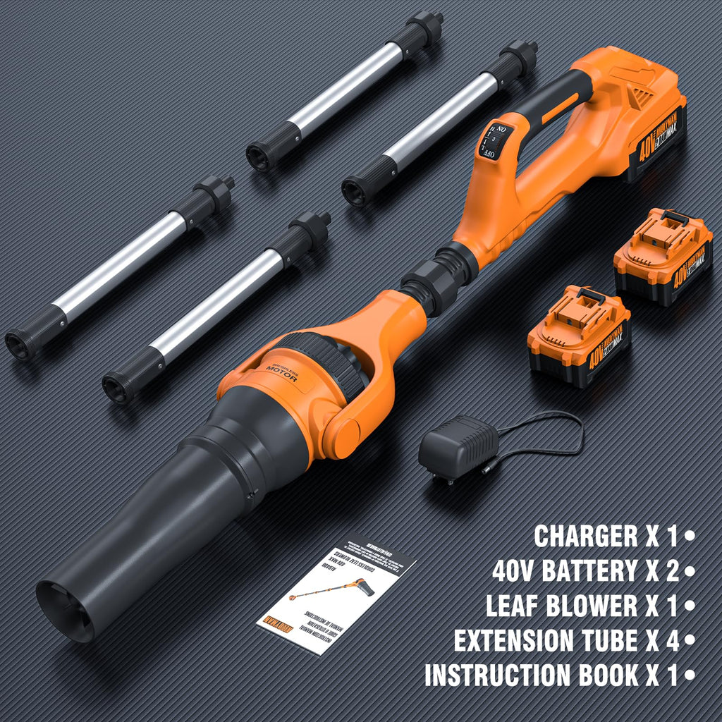 40V Cordless Leaf Blower 580CFM 180MPH I2570