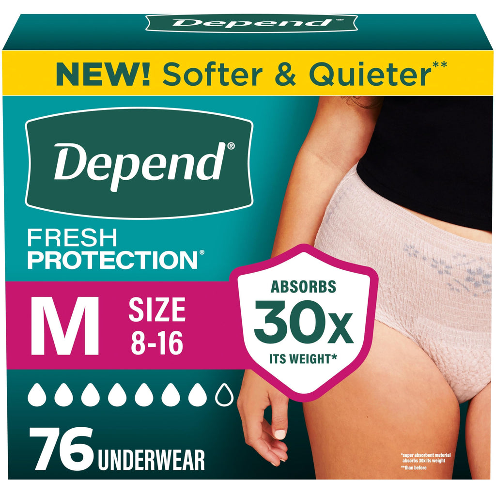 Adult Diapers for Women Medium 76 Count X317528
