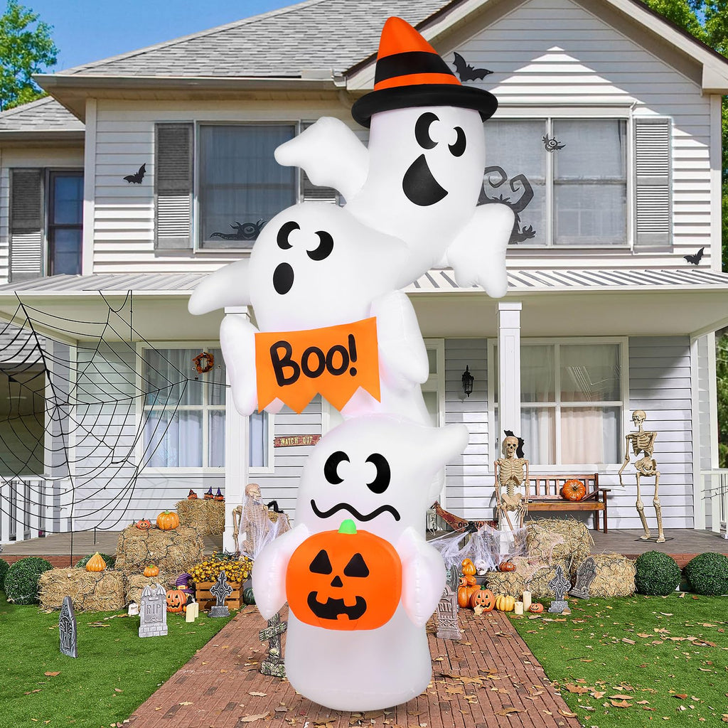 Inflatable Ghost Outdoor Decorations with LEDs S97354