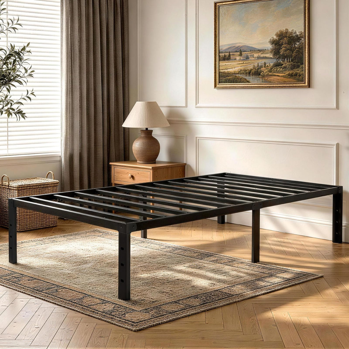 Twin Metal Bed Frame K7209