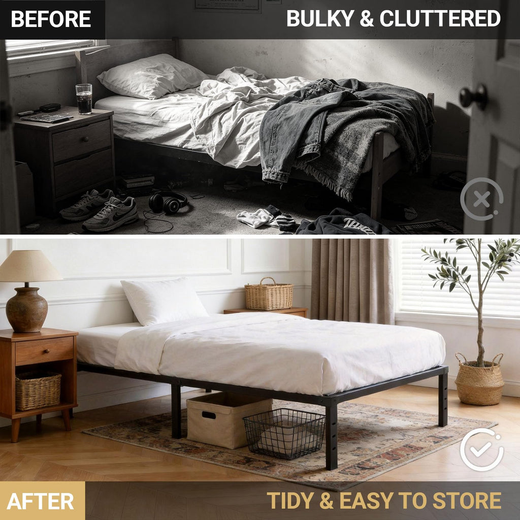 Twin Metal Bed Frame K7209