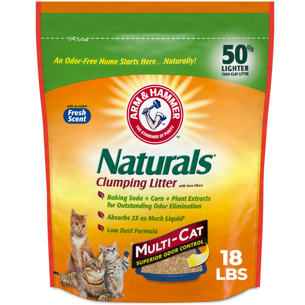 Clumping Cat Litter, 18 lbs A941405