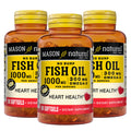 Omega 3 Fish Oil 1000mg 90 Softgels Pack of 3 K83003