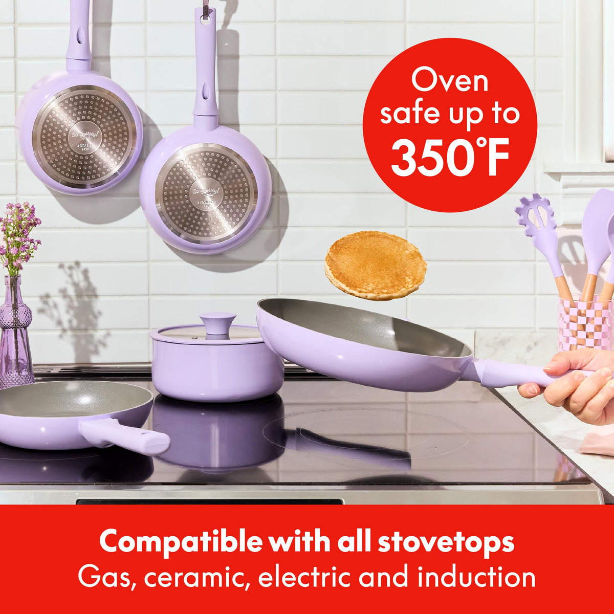 12 Piece Ceramic Nonstick Cookware Set W90217