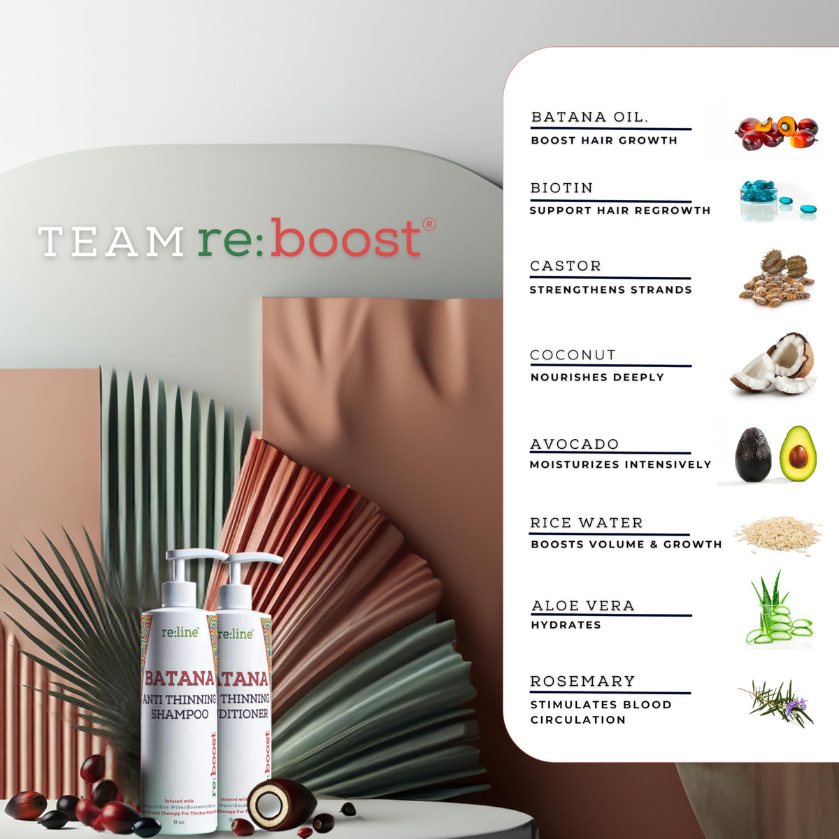 Biotin & Batana Oil Shampoo and Conditioner Set Z175