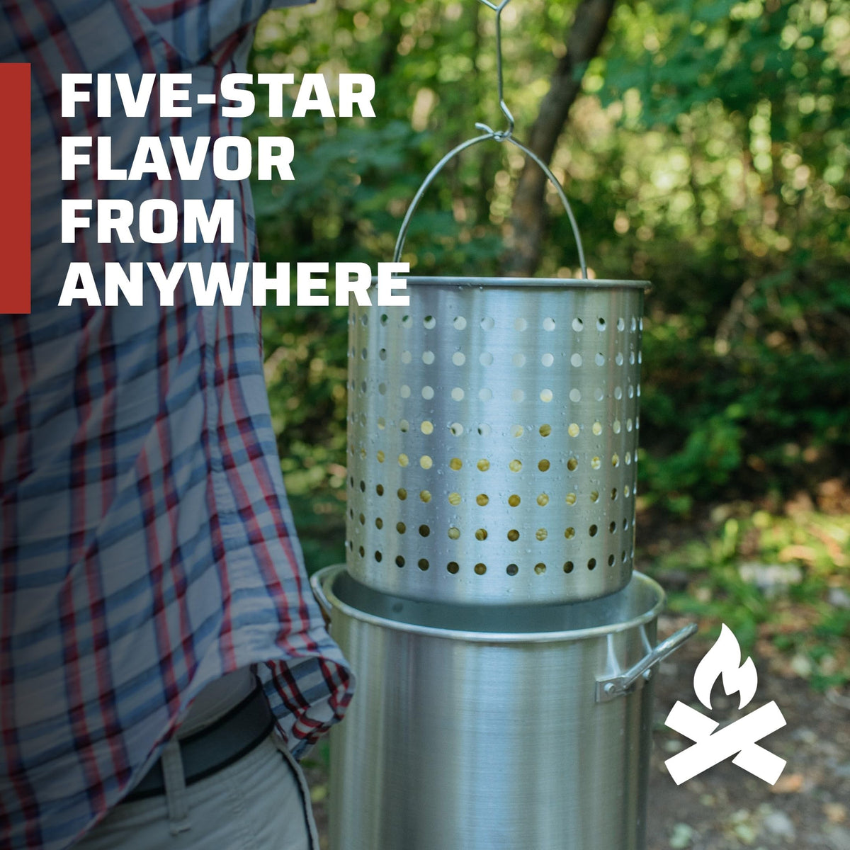 42-Quart Aluminum Pot V977634