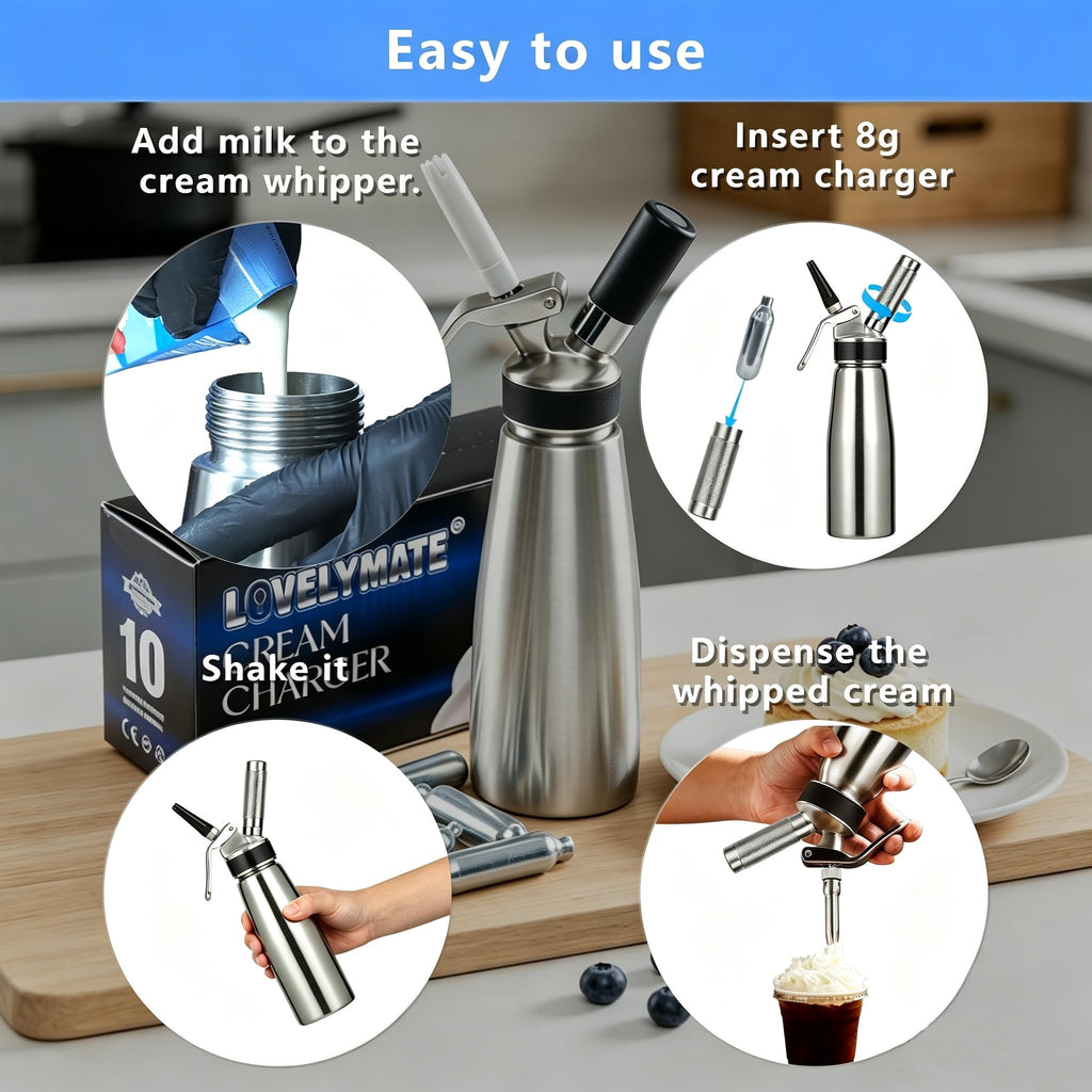 8g Whipped Cream Chargers 10 Pack E629095