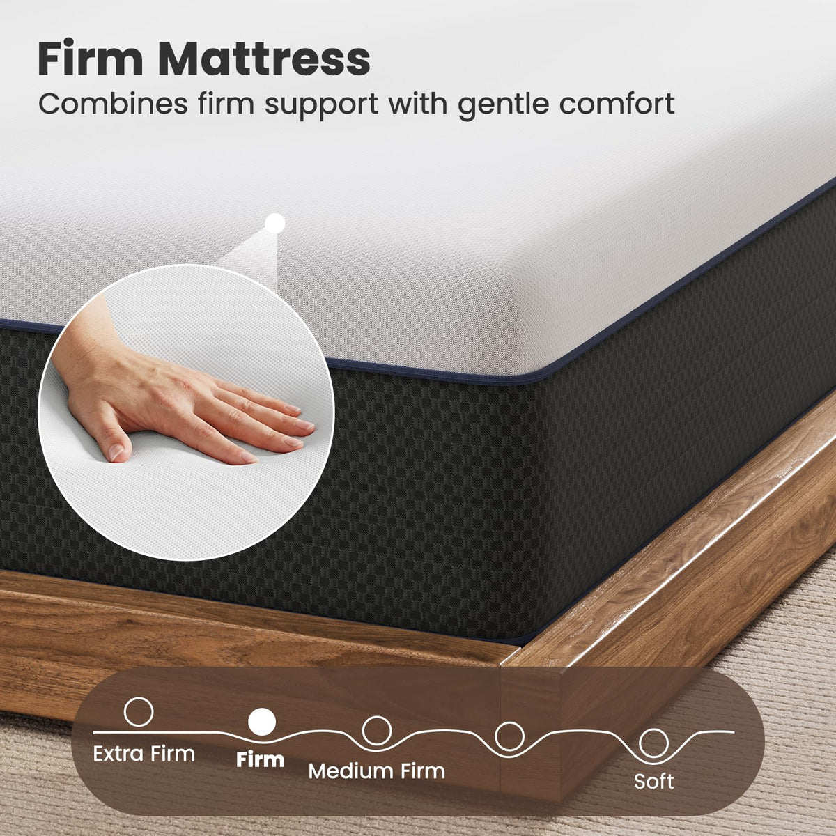 Twin Size 8 Inch Memory Foam Mattress E578