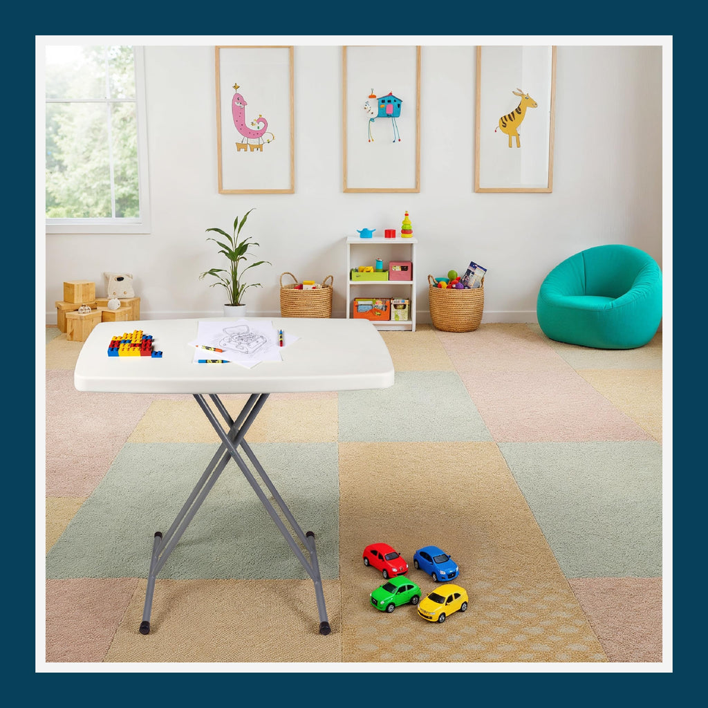Folding Table 30 x 20 in 6 Positions P301