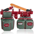 Nylon Grain Leather Carpenter Tool Belt with Padded Belt and Hammer Holder H982680