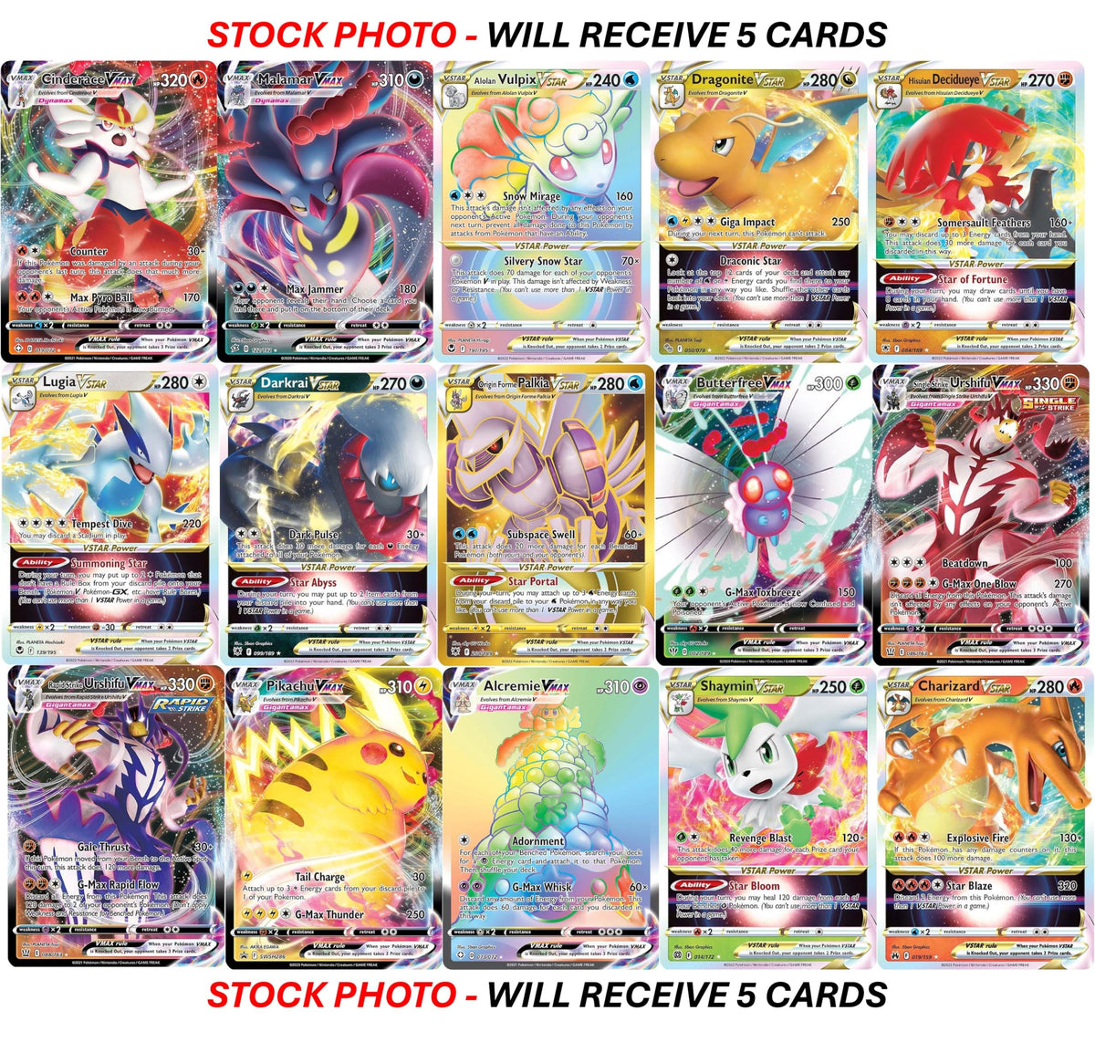 Pokemon Card VMAX VSTAR Bundle O154