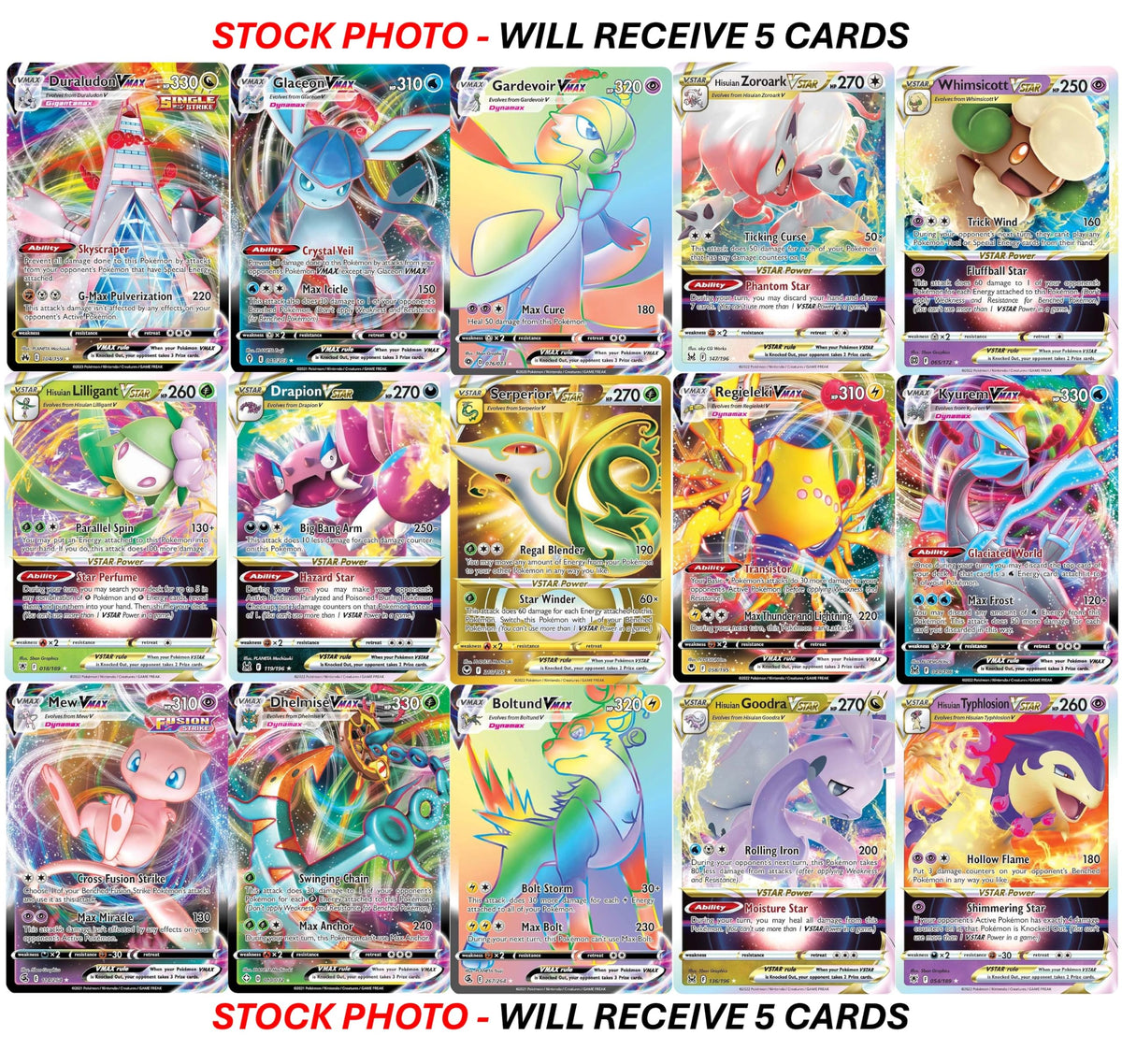 Pokemon Card VMAX VSTAR Bundle O154